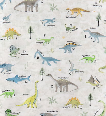 Nørgaard Madsens Bettwäsche - Baby - Weiß m. Dino
