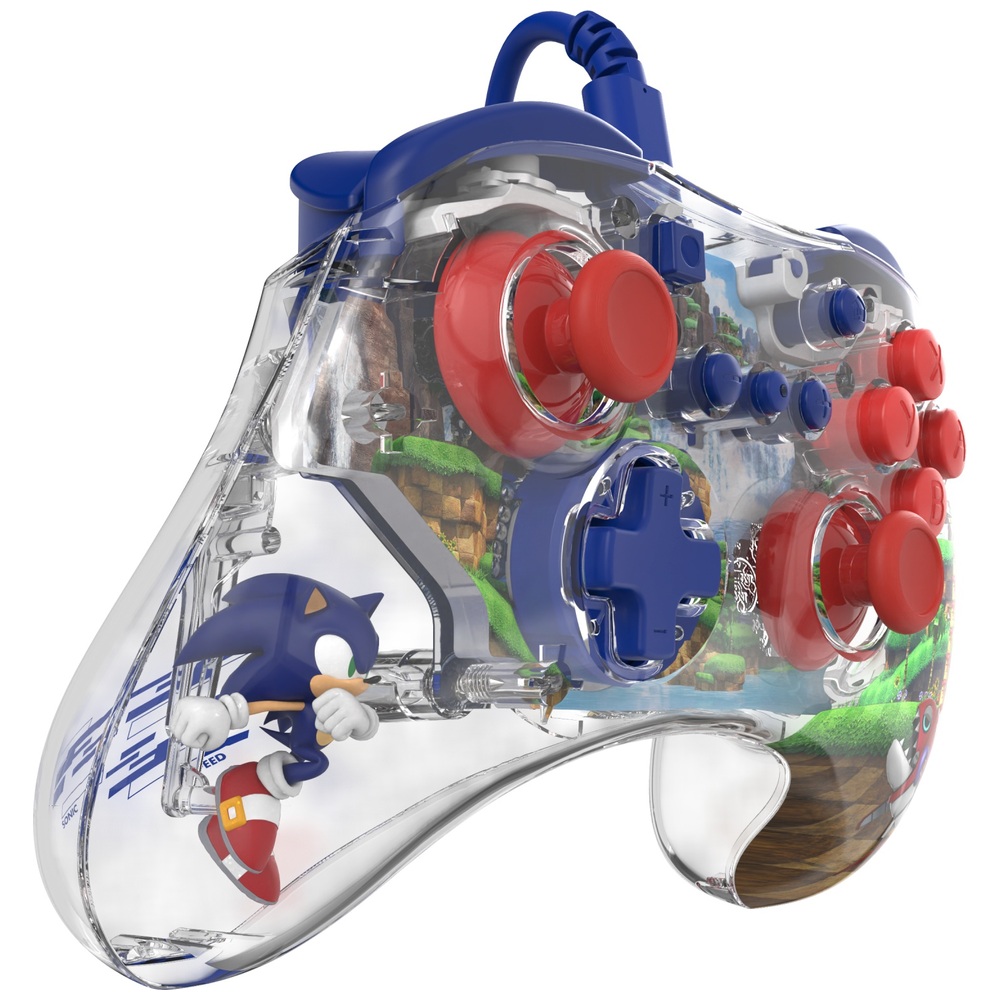 PDP Gaming Nintendo Switch Wired REALMz™ Controller - Sonic Green Hill Zone