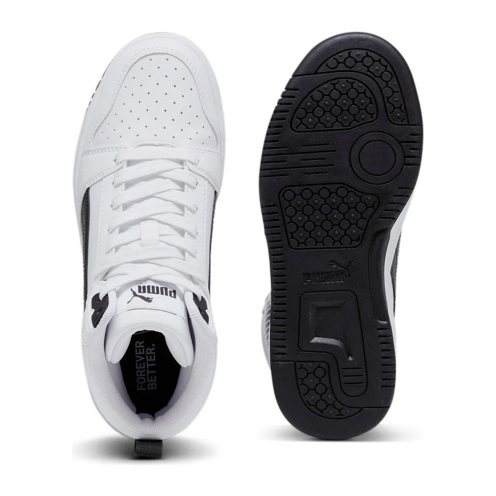 Puma Rebound v6 Mid V6 Mid sneakers wit/zwart