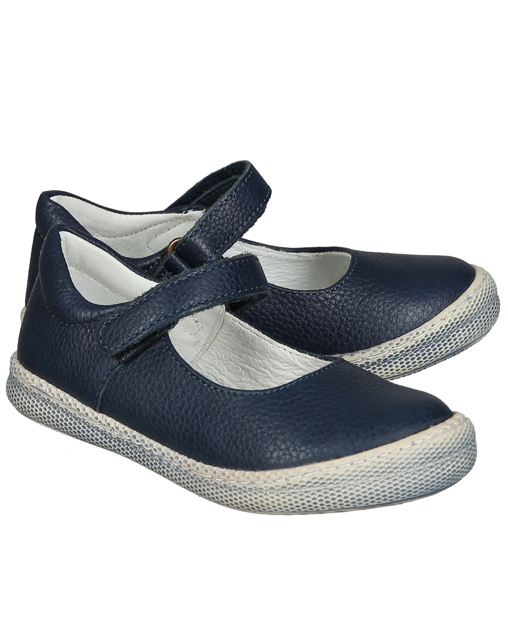 Riemchen-Ballerinas MONO in dunkelblau