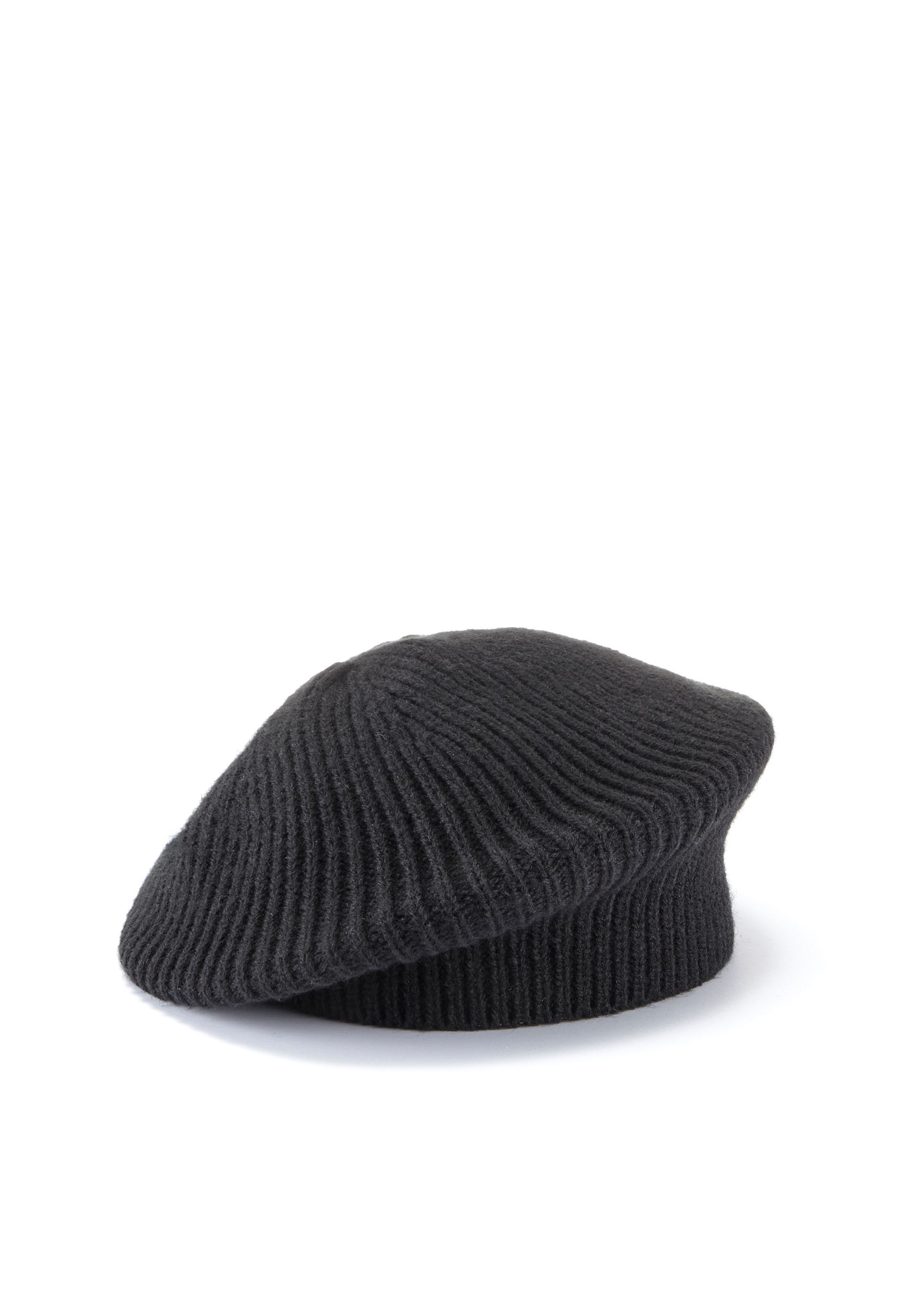 LASCANA Strickmütze , Baskenmütze, Herbstmütze, weiche Wintermütze aus Grobstrick