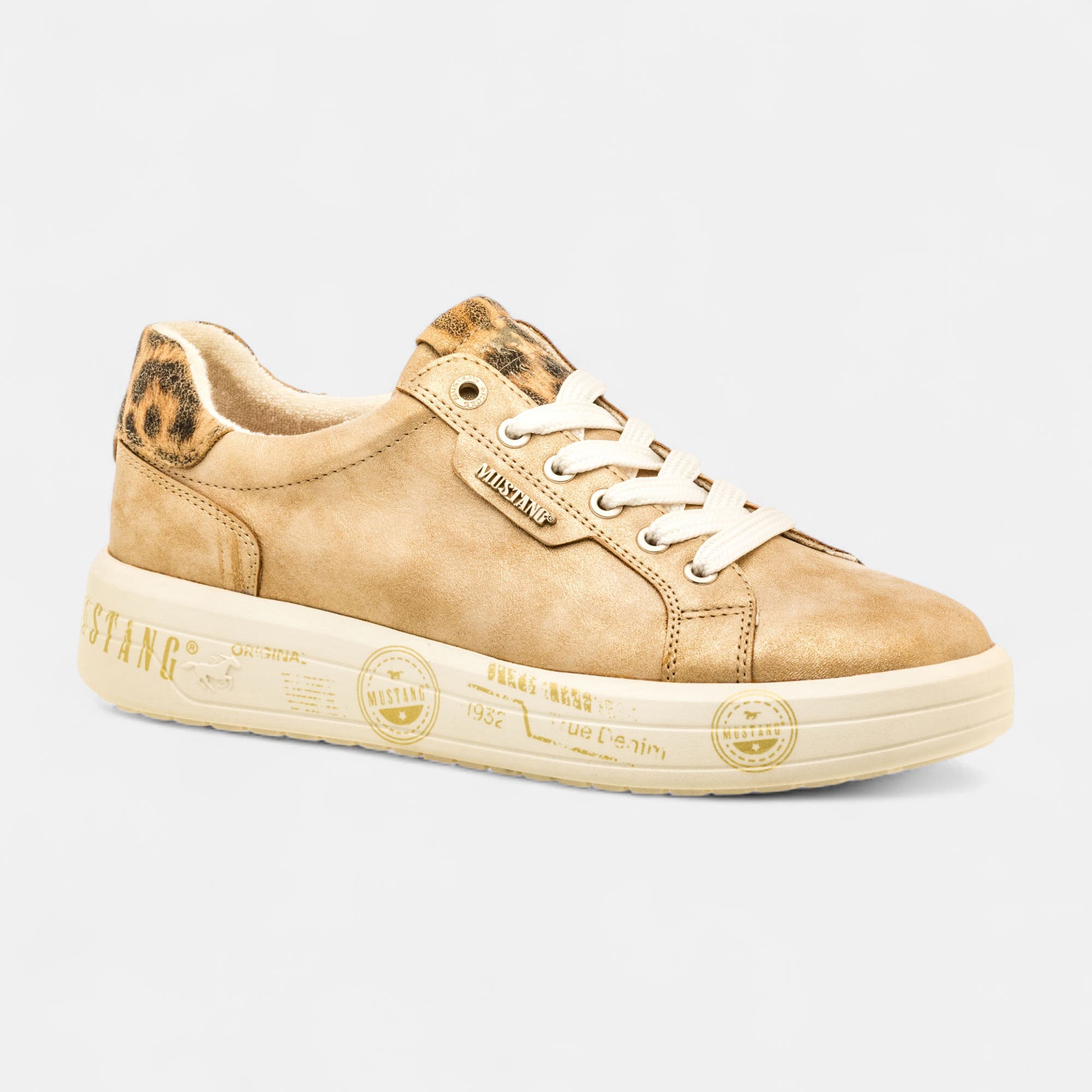 Baskets basses Femme or