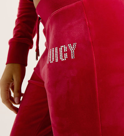 Juicy Couture Velours Hosen - Lisa Niedrig - Astor Red