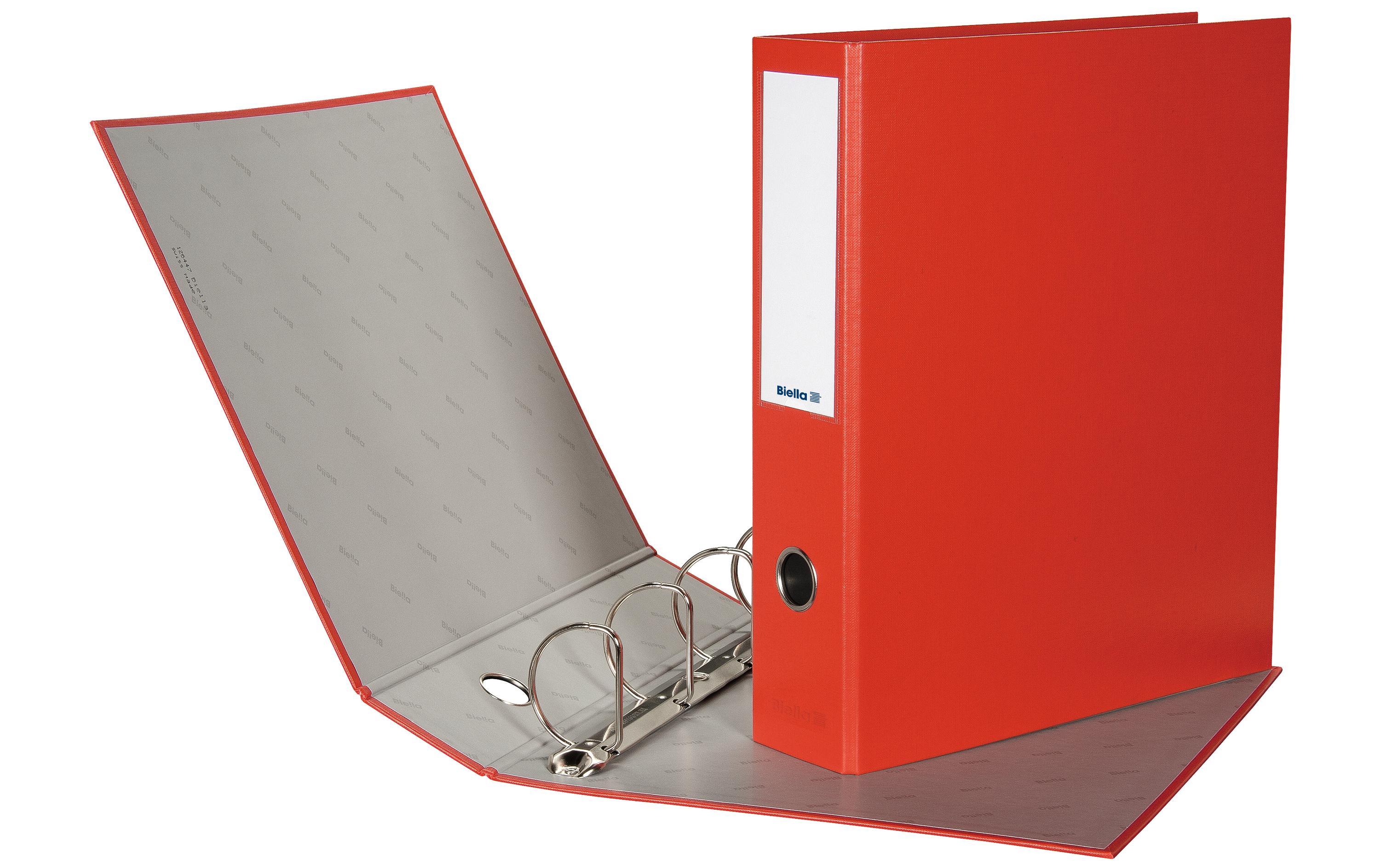 Zeigebuch Dinor-Quatro A4 7 cm, Rot4-Ring-Kombi-Mechanik