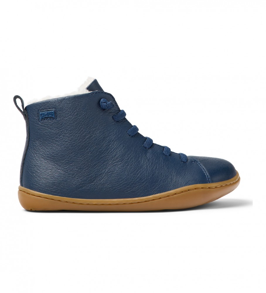 Camper Botines de Piel Peu Cami marinho