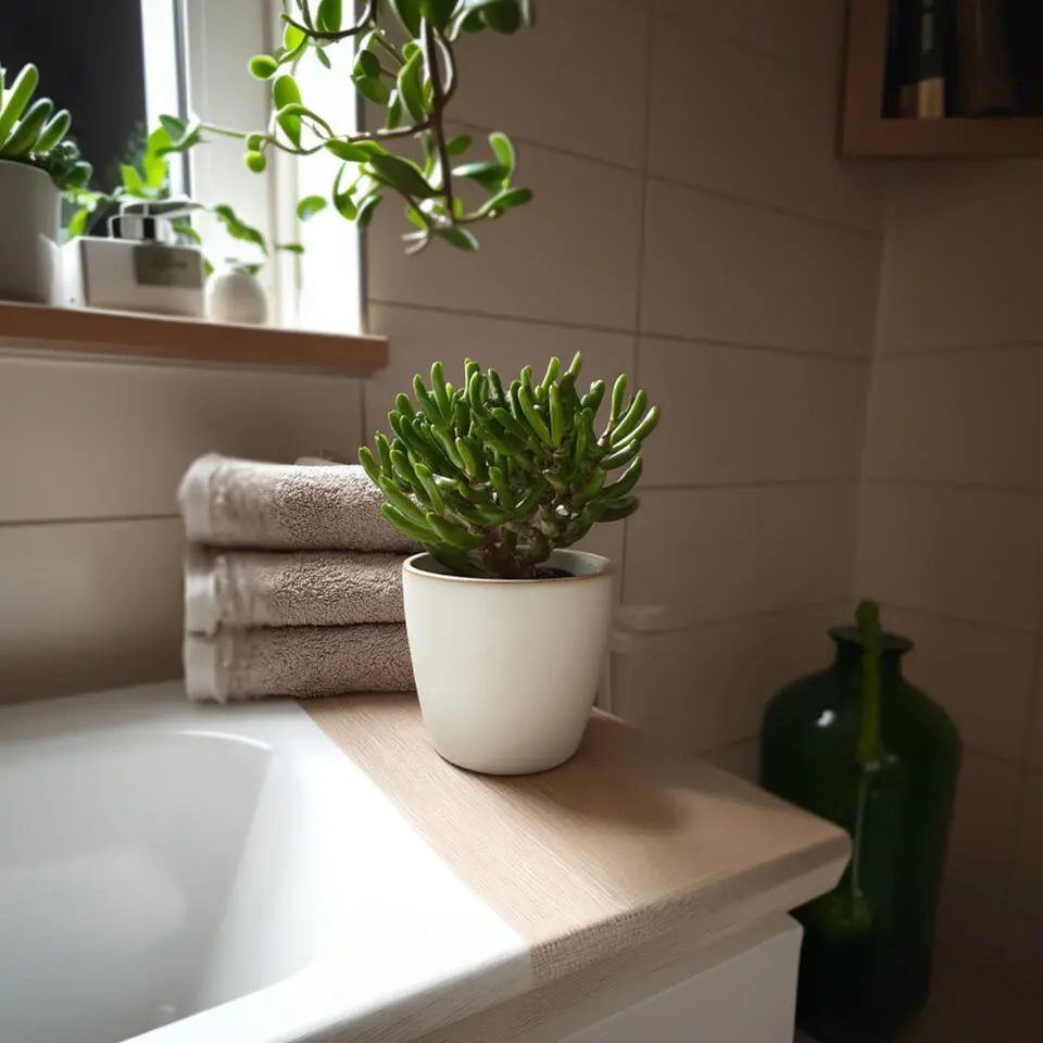 Geldboom - Set van 2 - Crassula ovata 'Gollum' - Hoogte 15-25cm - Pot 12cm