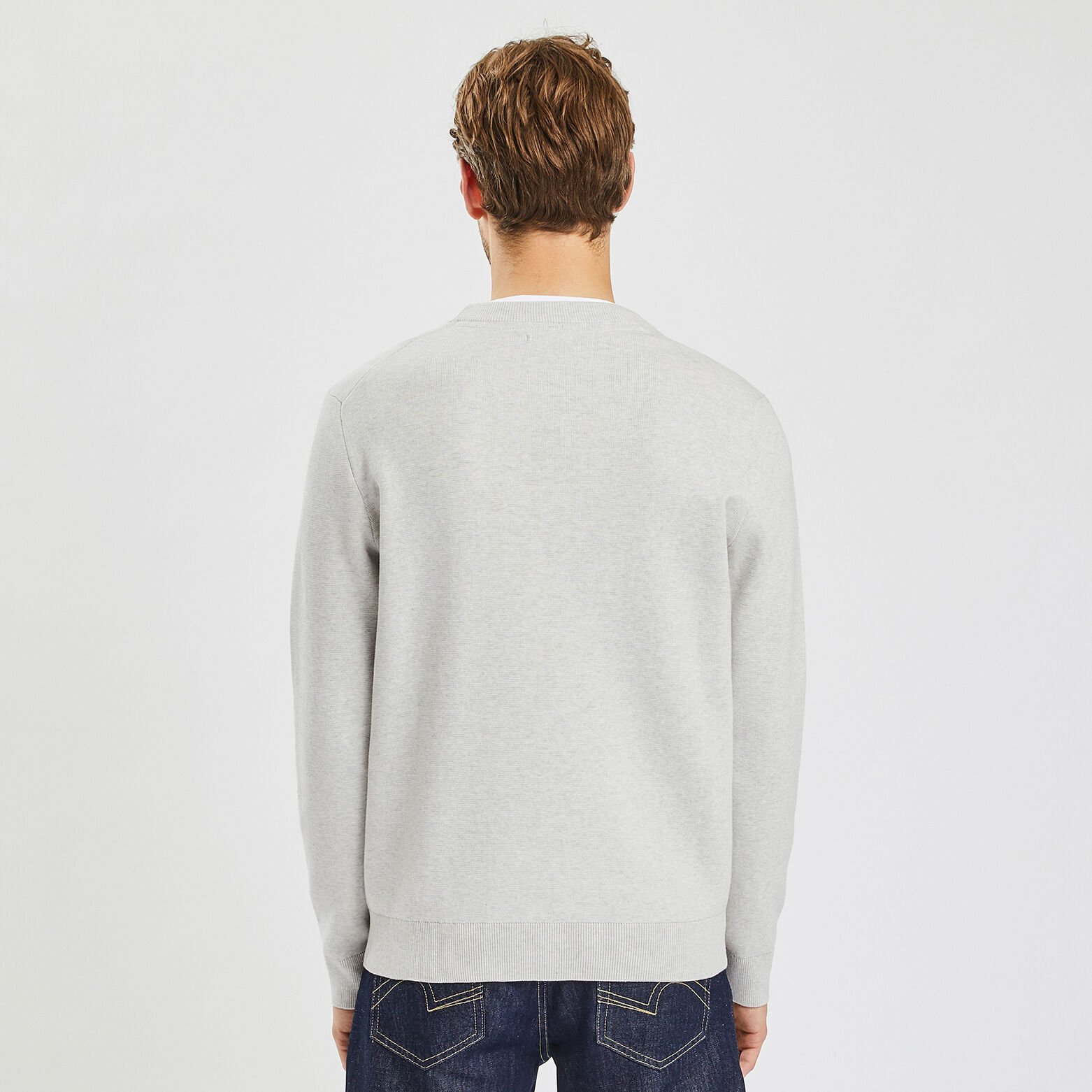 Pull uni 'le parfait by JULES' Ecru