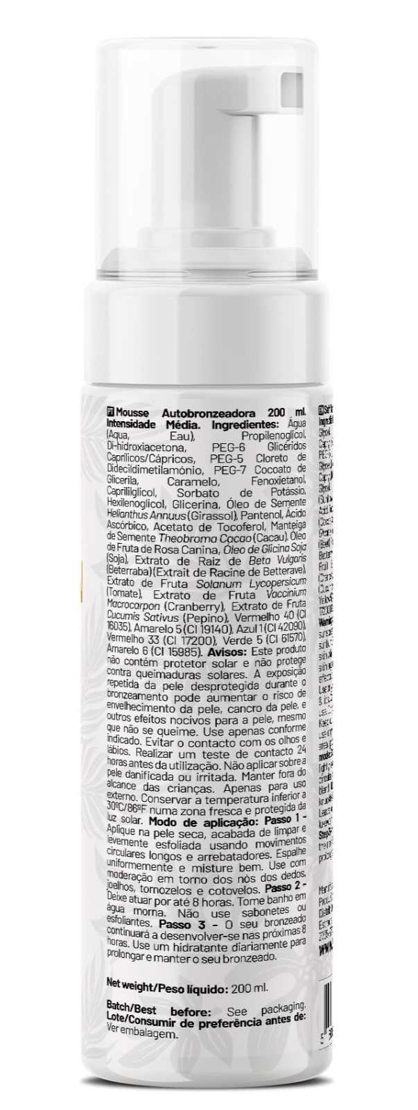 Mousse autobronzeadora Zumub Golden Hour Dark 200ml