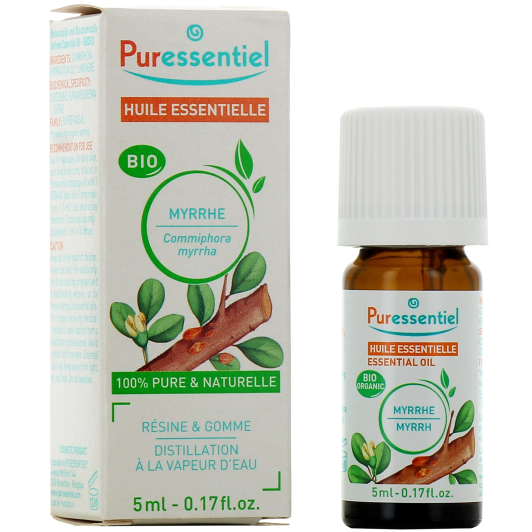 Puressentiel huile essentielle myrrhe bio - Peau sensible, à problèmes