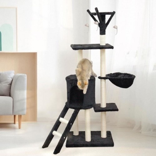 Árvore para gatos Cstore Jipsy com 3 plataformas, preta