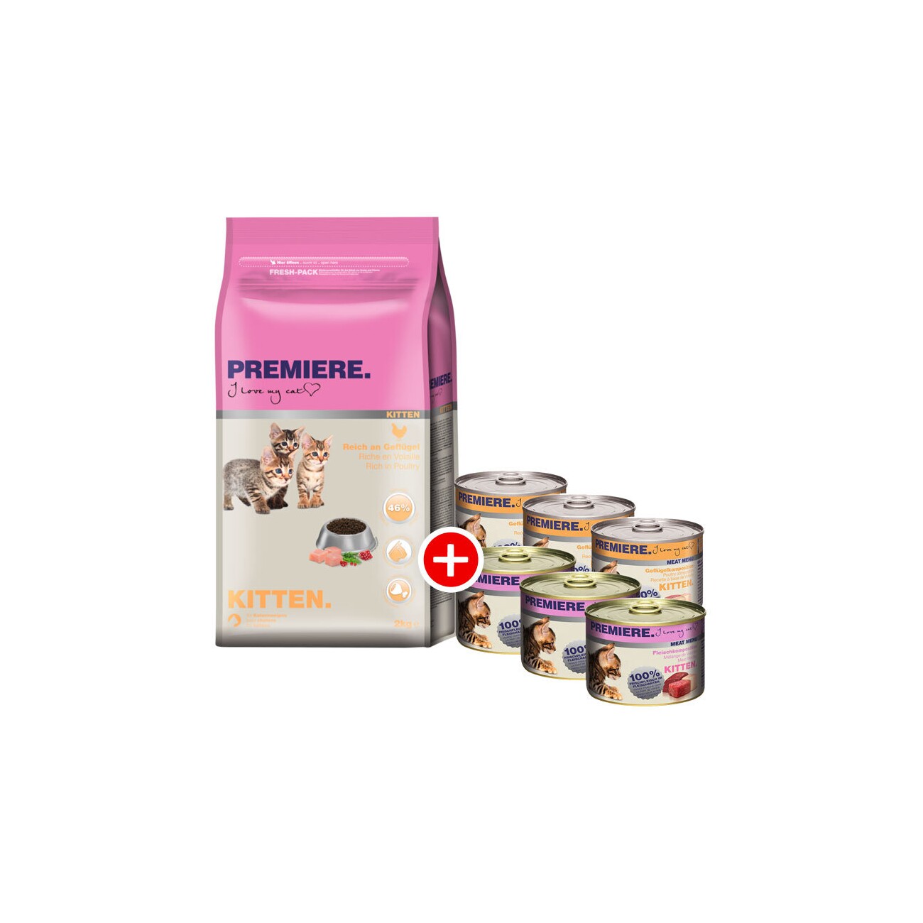 PREMIERE Kitten Mischfütterung Set 2tlg.1