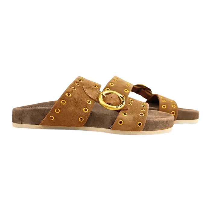Lazamani Two Straps One Buckle Slippers Dames