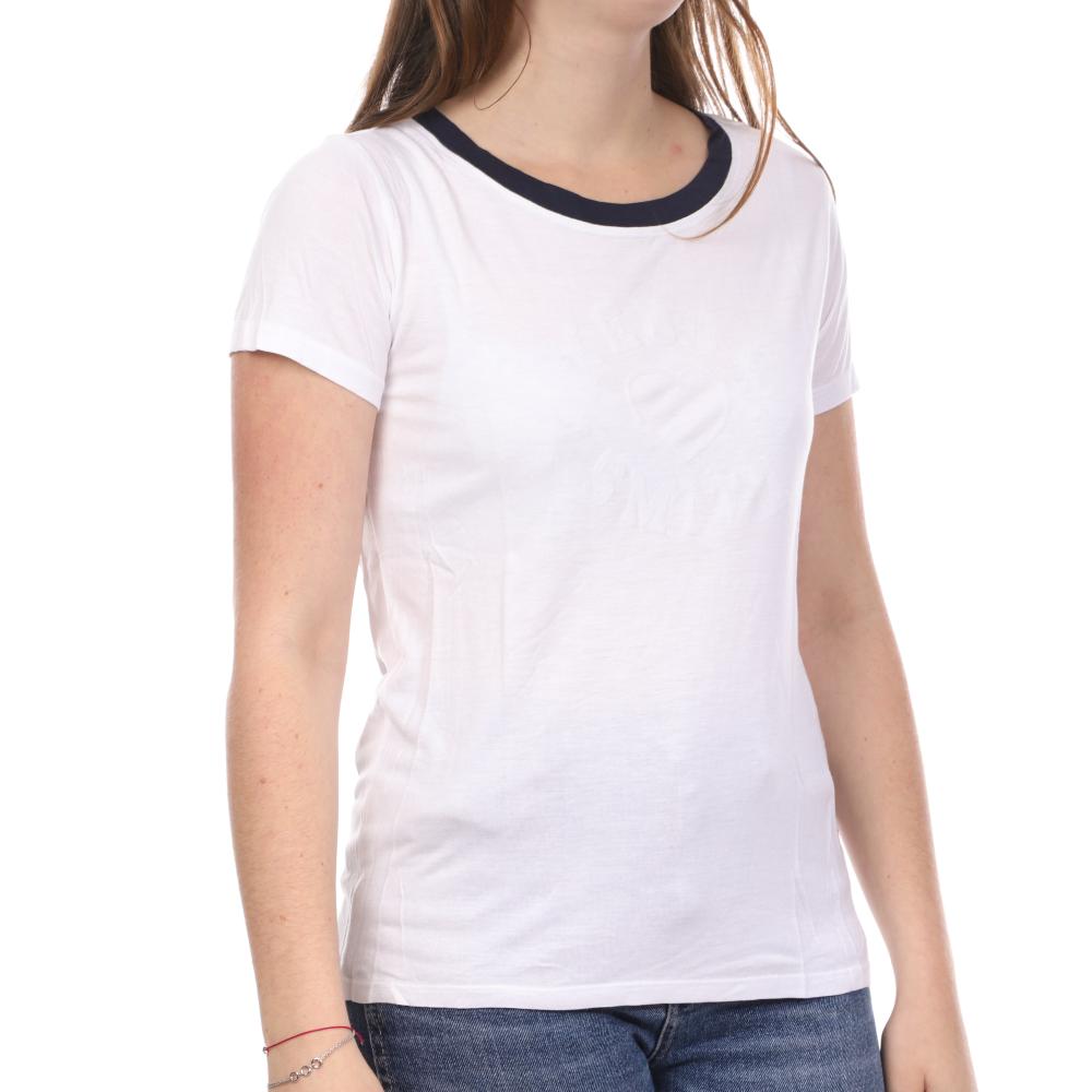 Teddy Smith T-shirt Blanc Femme Teddy Smith Twelvo