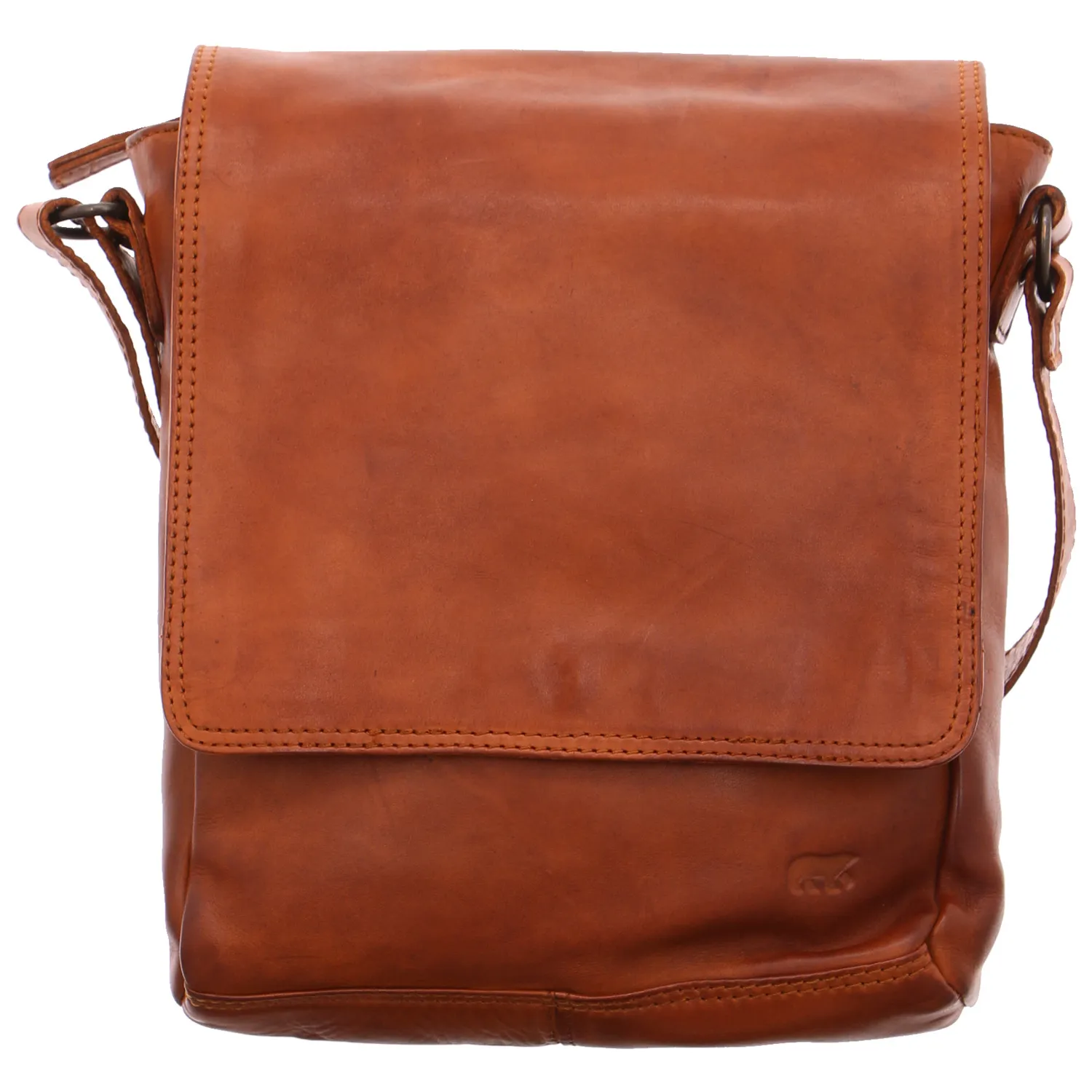 BEAR DESIGN Umhängetasche Cognac Leder