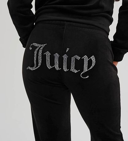 Juicy Couture Jogginghosen - Velours - Schwarz