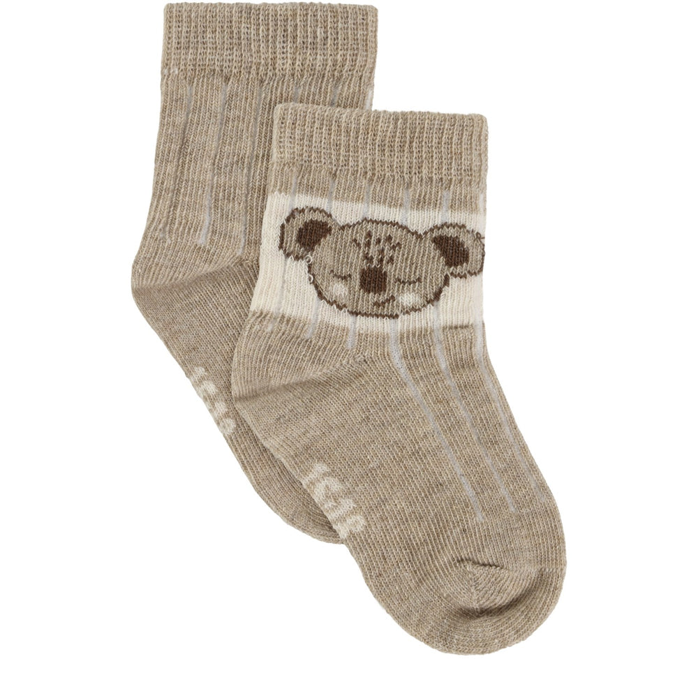 Køb Minymo Silver Mink Baby Strømper (2-Pack)