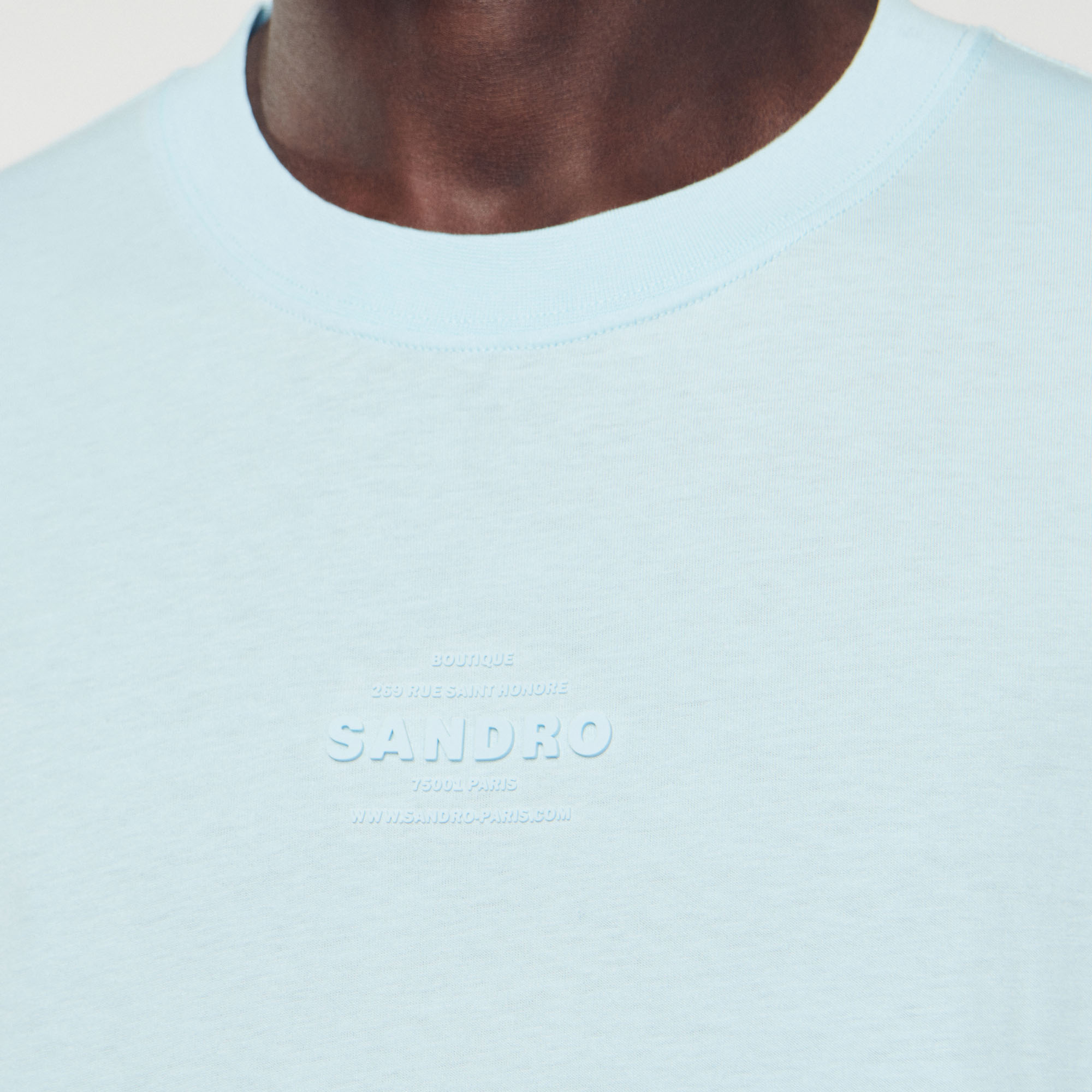 T-shirt logo rubber