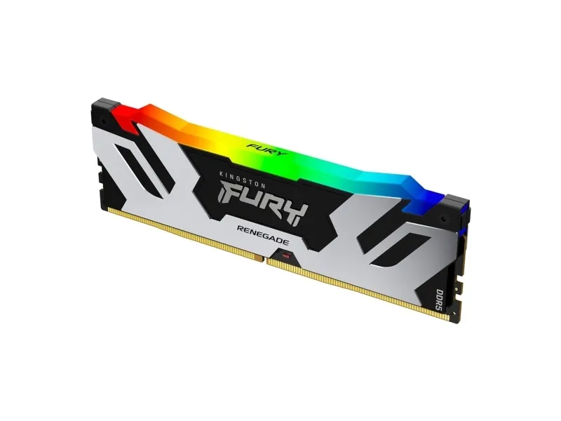 Kingston FURY Renegade RGB - DDR5 - modul - 16 GB - DIMM 288-PIN - 6400 MT/s / PC5-51200 - CL32 - 1.1 V - ikke bufferet - on-die ECC