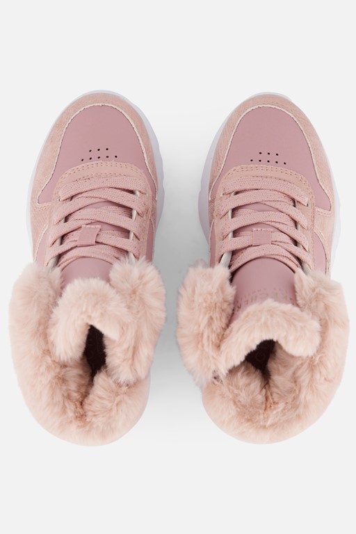 Skechers Uno Lite Comfurt Collar Veterboots roze