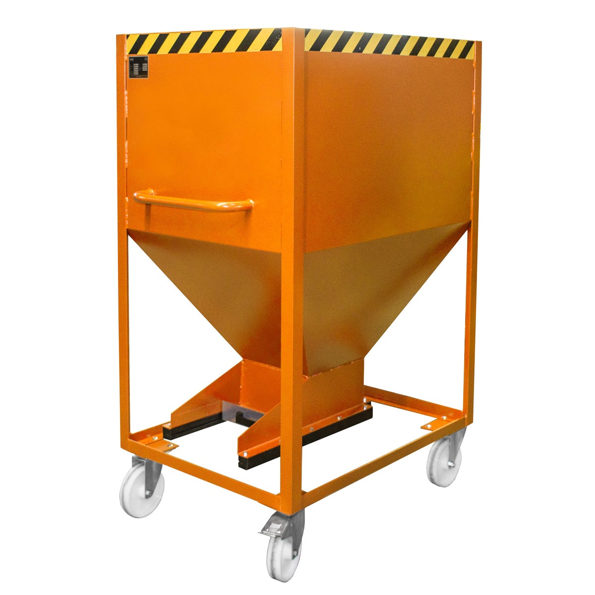 Bauer SR-D 600 silocontainer, gelakt, geeloranje