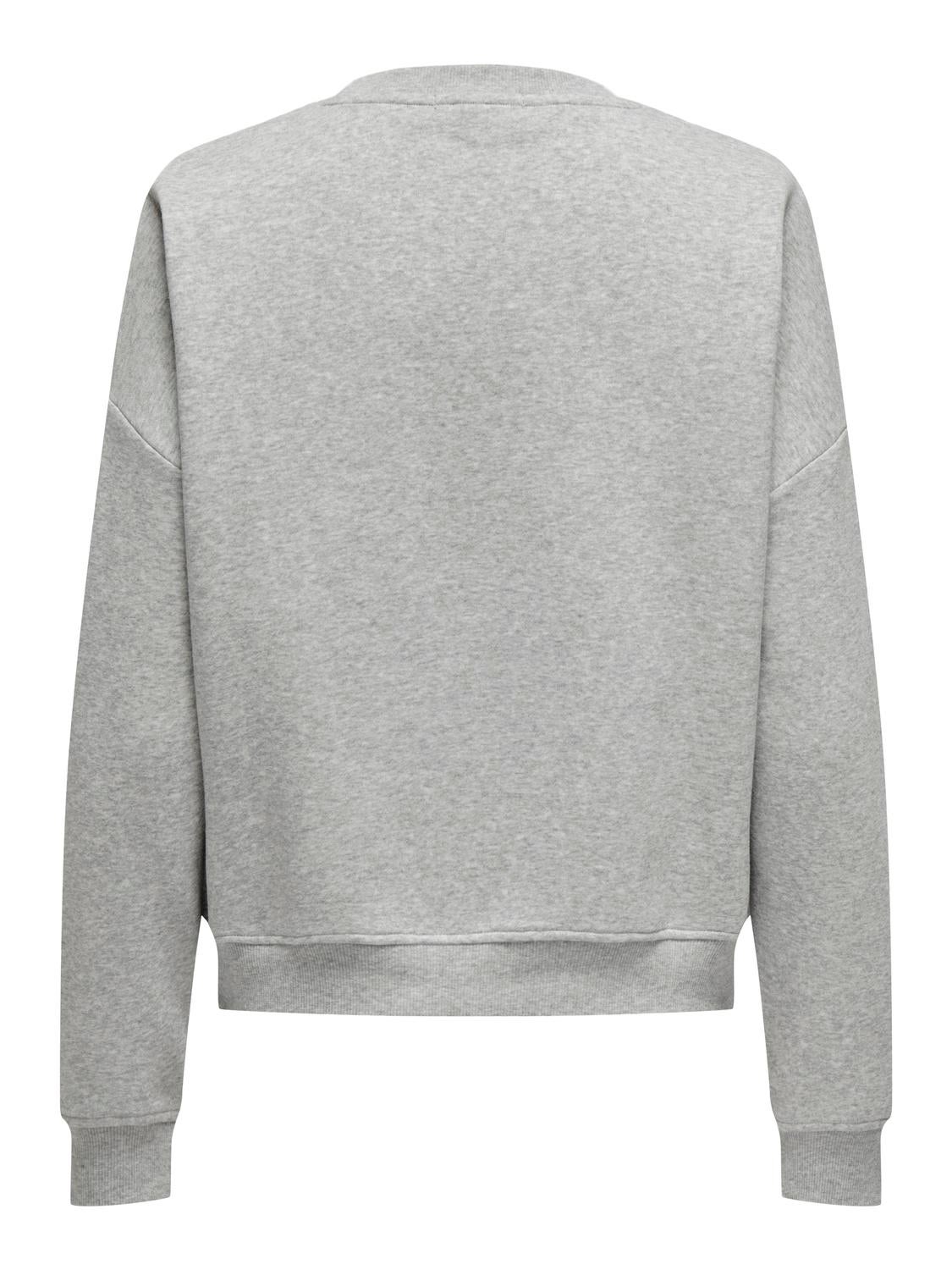 ONLSWEAT Sweatshirt Light Grey Melange