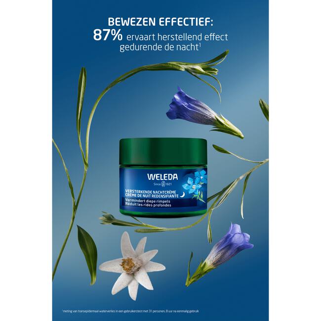 Weleda Blauwe Gentiaan & Edelweiss Versterkende Nachtcreme 40 ML