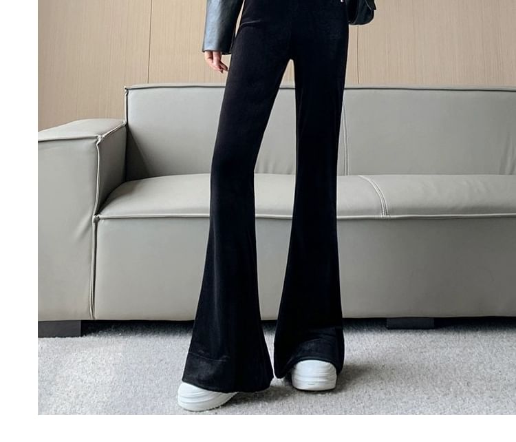Magimomo - High Rise Velvet Bootcut Pants (diverse ontwerpen)