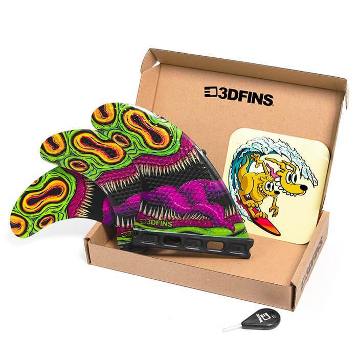 3DFINS Go Hard Mouthy - Thruster Futures - Medium