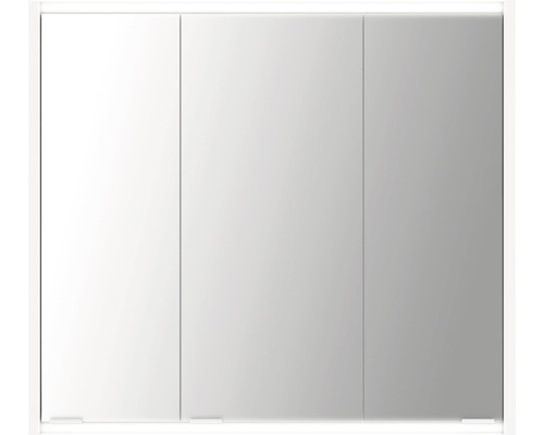 Jokey Batu spiegelkast, 80 x 15,2 x 70,8 cm, wit hoogglans, 3-deurs, IP 20