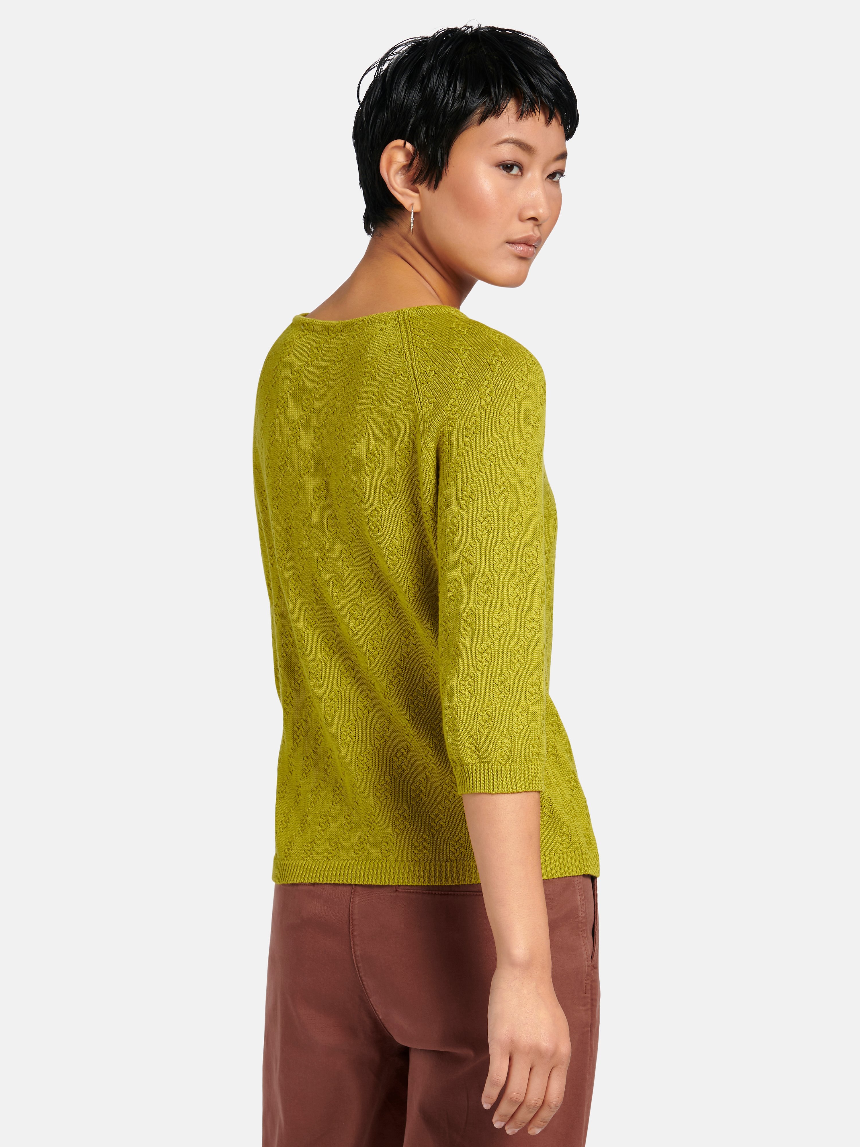 Rundhals-Pullover aus 100% SUPIMA®-Baumwolle