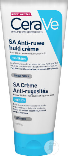 CeraVe SA Crème Anti-Rugosités Peaux Sèches Rugueuses Et Squameuses Tube 177ml