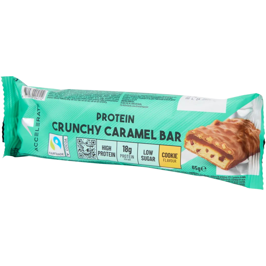 Barre protéinée Accelerate Crunchy Caramel