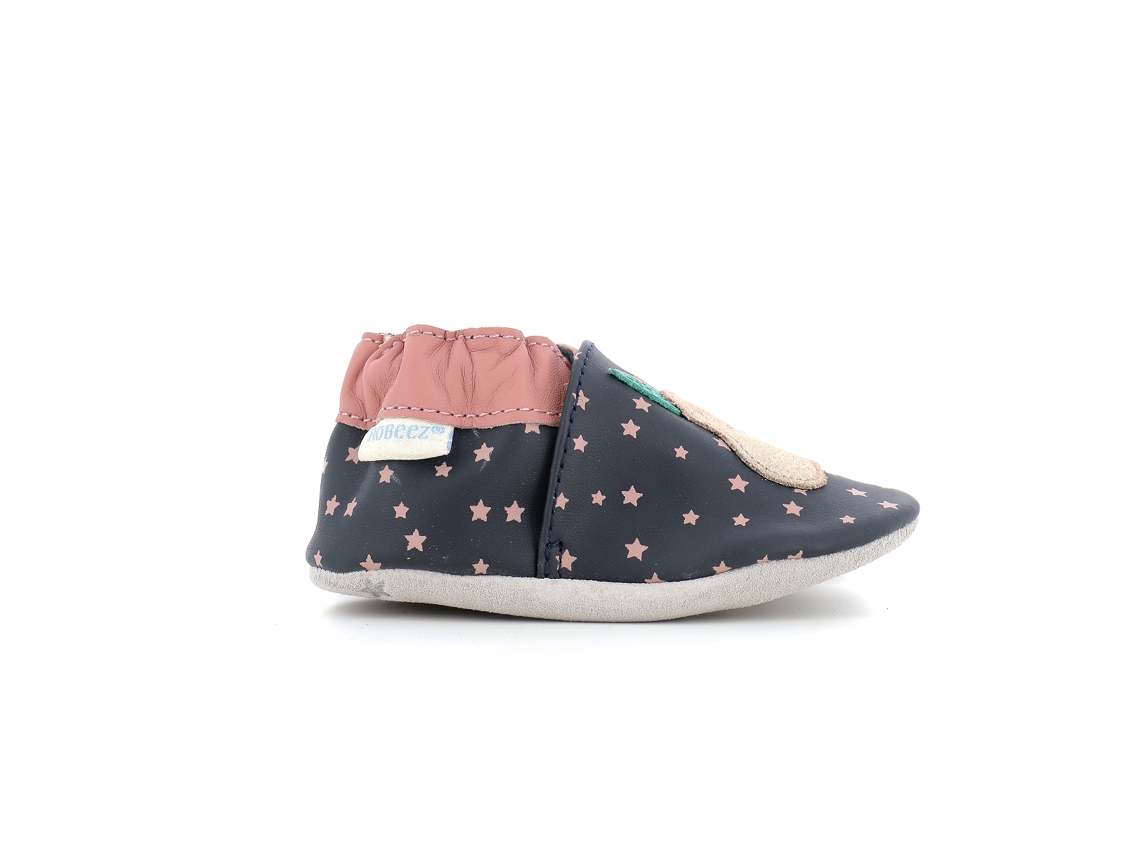 Robeez-GOLDPEAR Cuir Marine