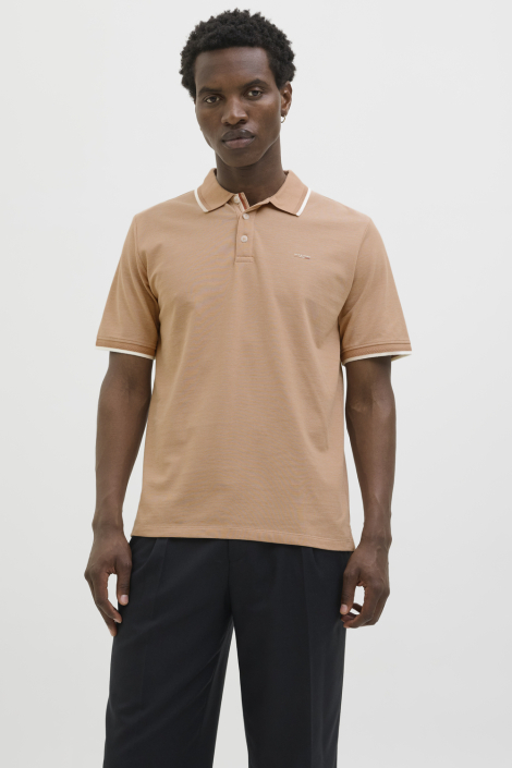 Jack & Jones roze heren polo