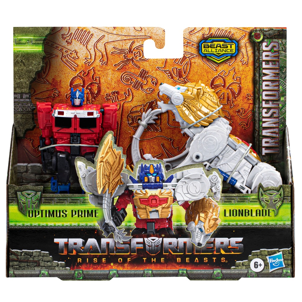 Transformers: Aufstieg der Bestien Optimus Prime & Lionblade Bestien-Kombinierer 2er-Pack