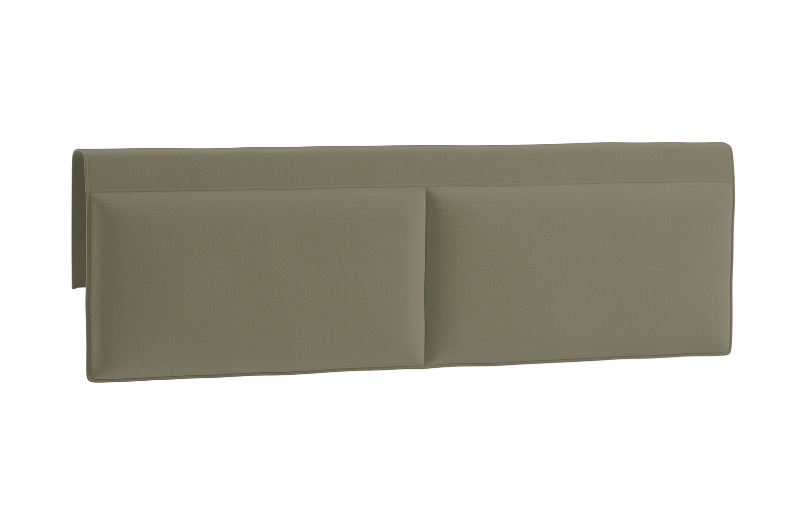 Hill puter til sengegavl Puter i tekstil Moment Arctic Green til sengegavl 150/160 cm bredde