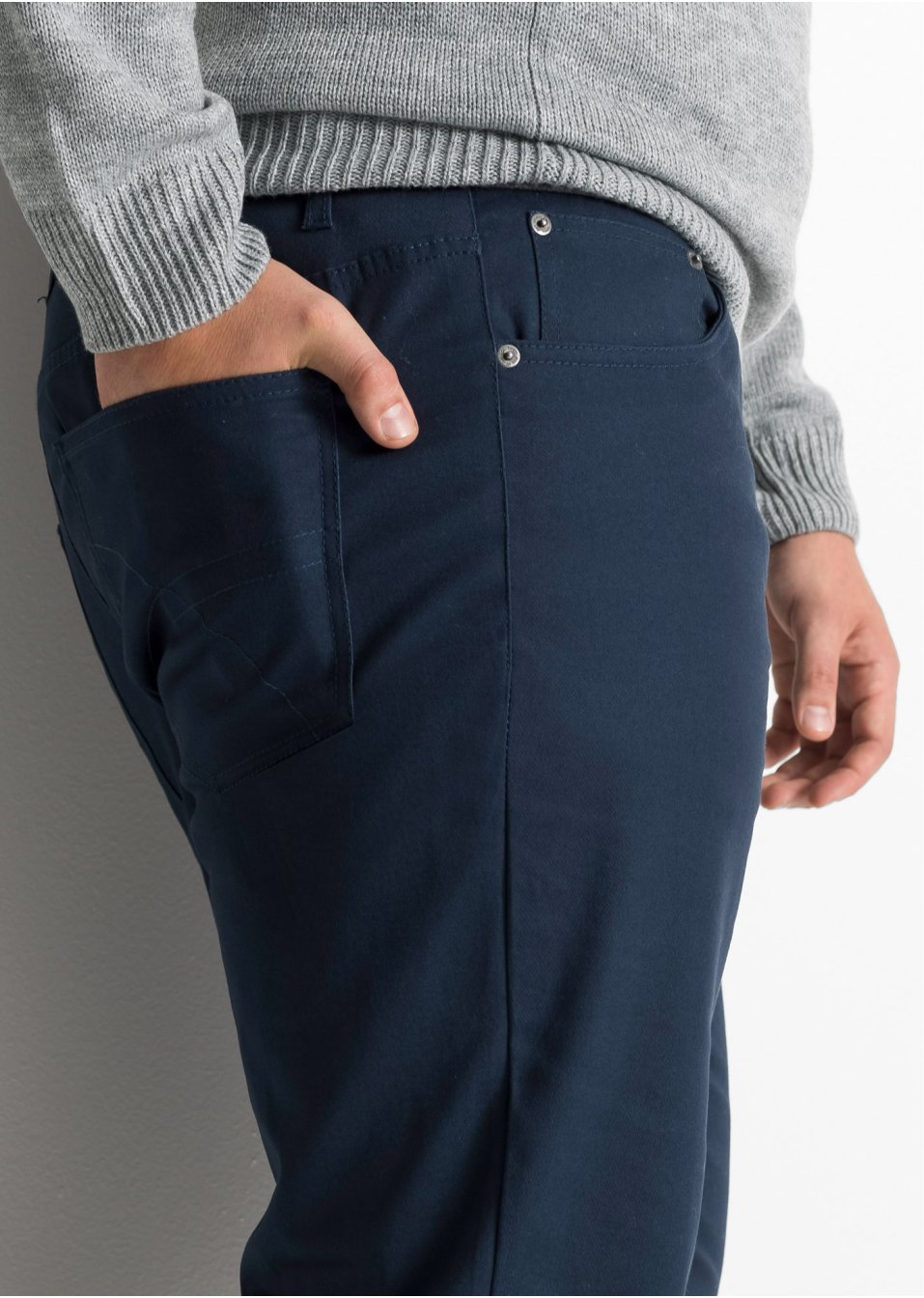 Pantalon thermo extensible Regular Fit, Straight