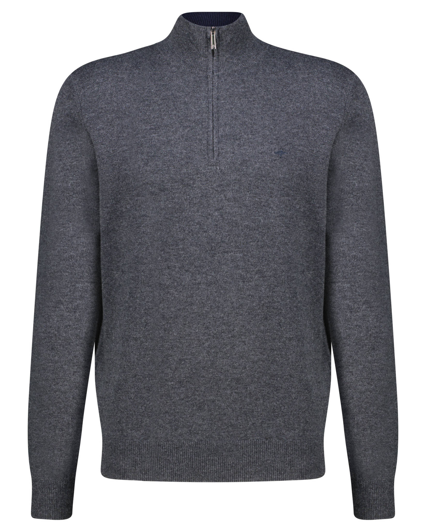Fynch-Hatton| Herren Strickpullover TROYER-ZIP MERINO CASHMERE mit Wolle