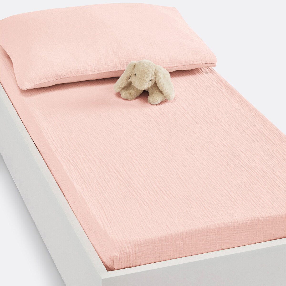 LA REDOUTE INTERIEURS<br>Lençol de berço com elástico, liso, Kumla