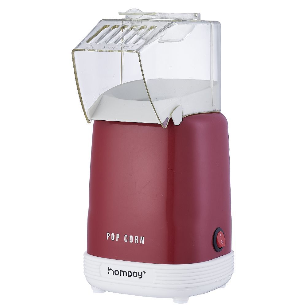 Machine à pop corn Homday 1100W - rouge ou beige