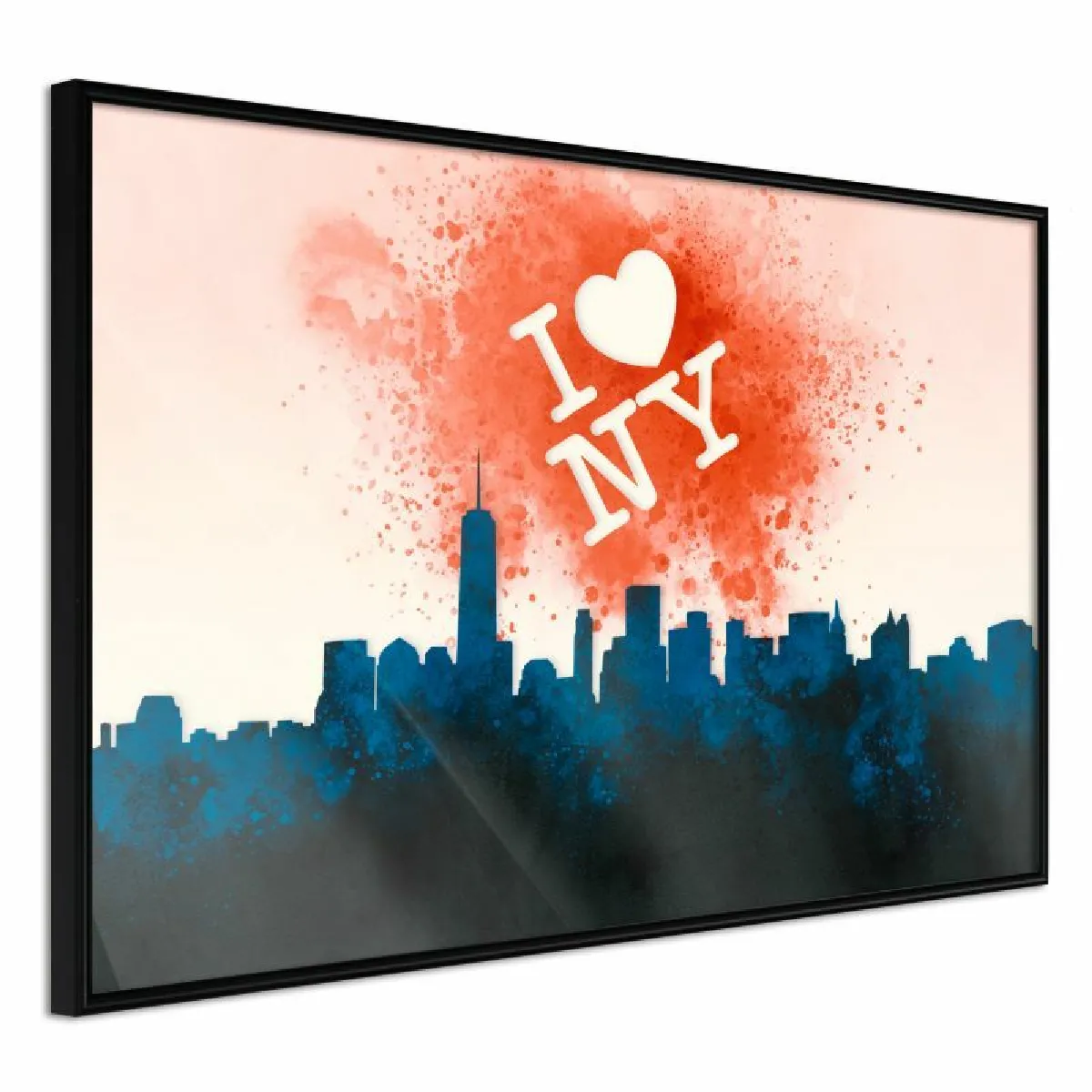 Paris Prix Above the City 45 x 30 cm - Noir
