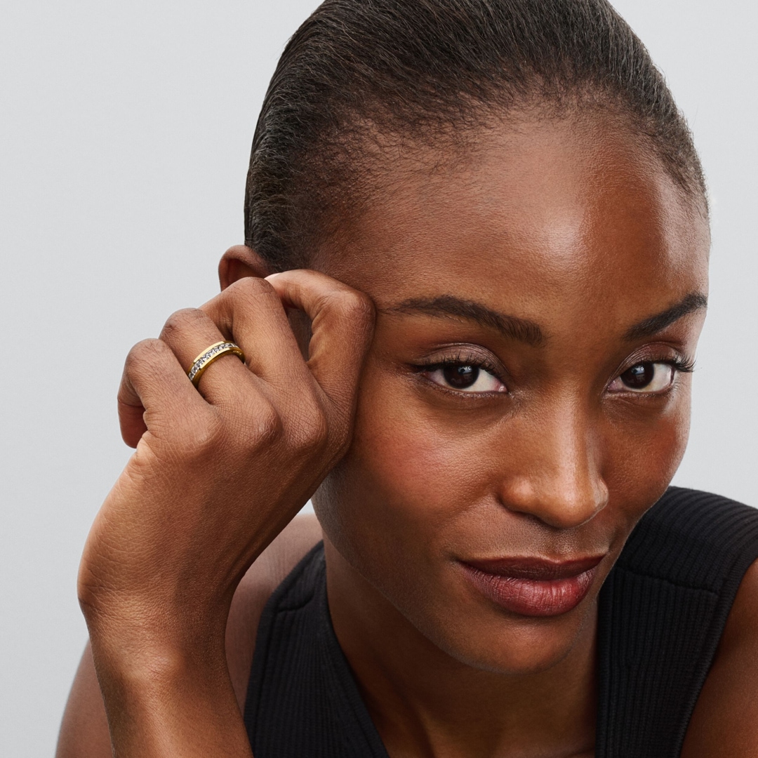 Pandora Gold Timeless Unendlichkeitsring mit Kanalfassung
