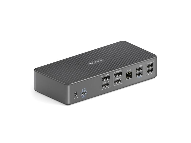 PureLink Dockingstation USB-C VL-D210DL Vuelogic Display Link Dock D210DL – Duales DisplayLink-Dock für den Schreibtisch - 4K-Unterstützung