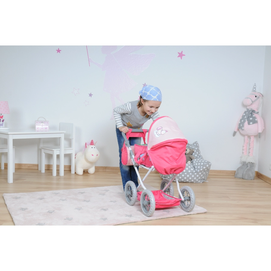 knorr toys® Puppenwagen Ruby NICI Theodor & Friends rosa
