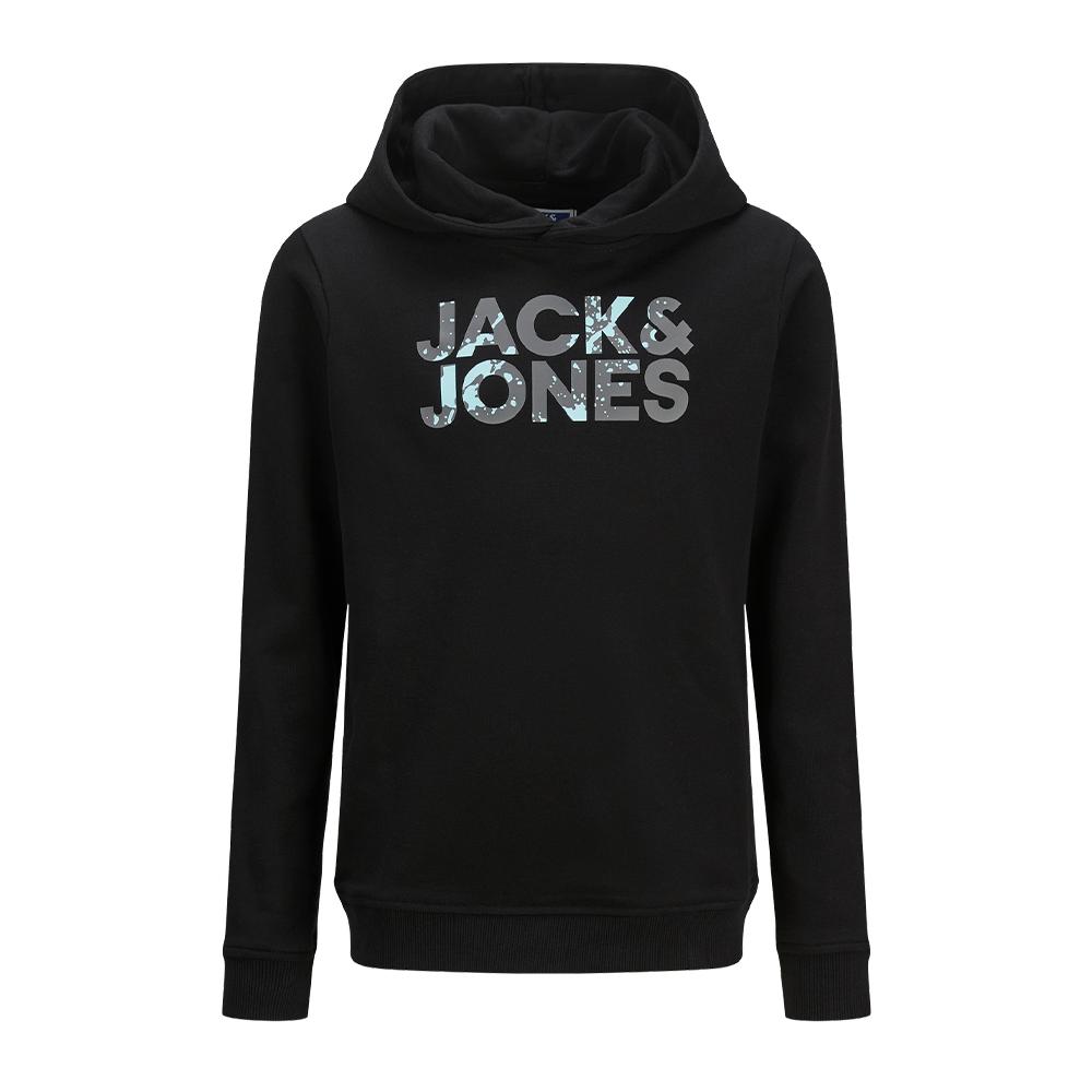 Jack & Jones Sweat à Capuche Noir Garçon Jack & Jones Corp Splash