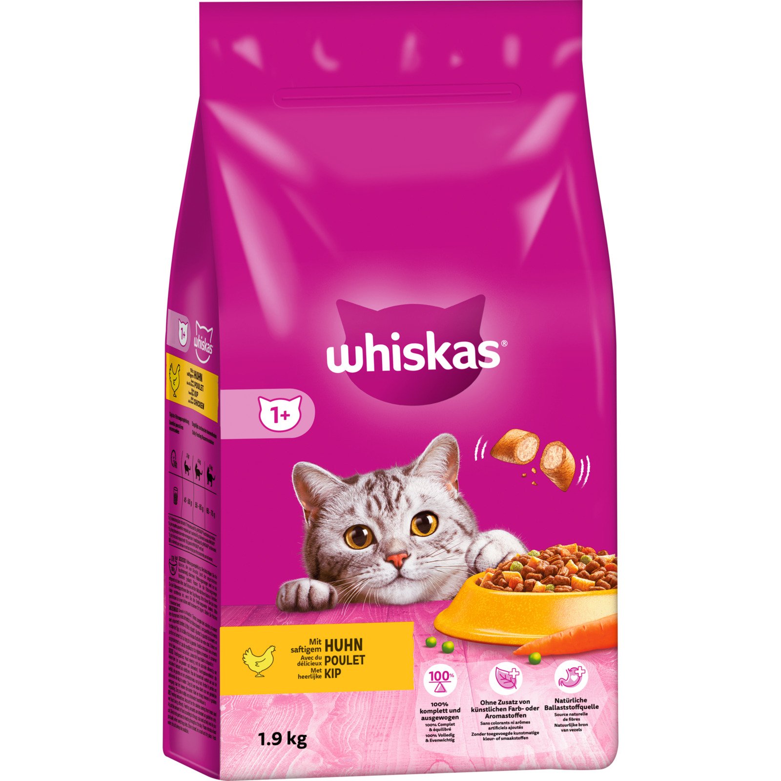 Whiskas 1+ Huhn 1.9 kg