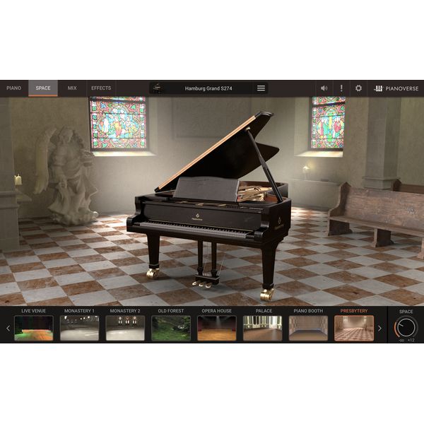 IK Multimedia Pianoverse Hamburg Grand S274