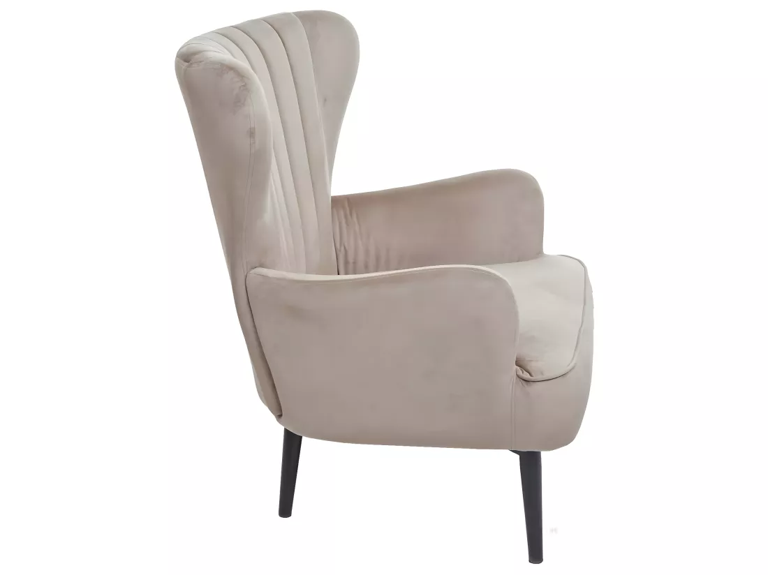 Fauteuil de salon MCW-K37, taupe