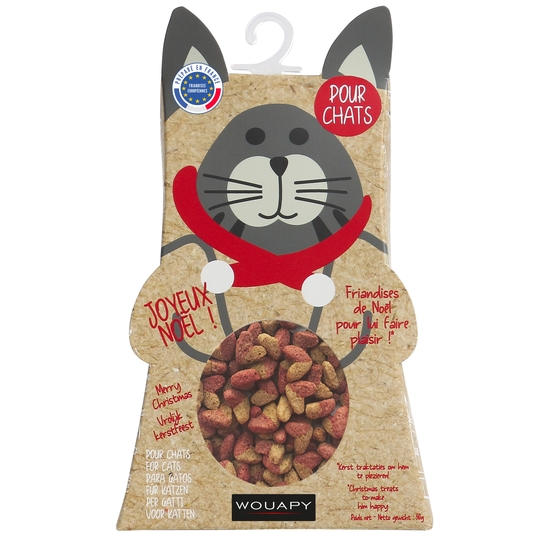 Boite Noël pour chat 50g