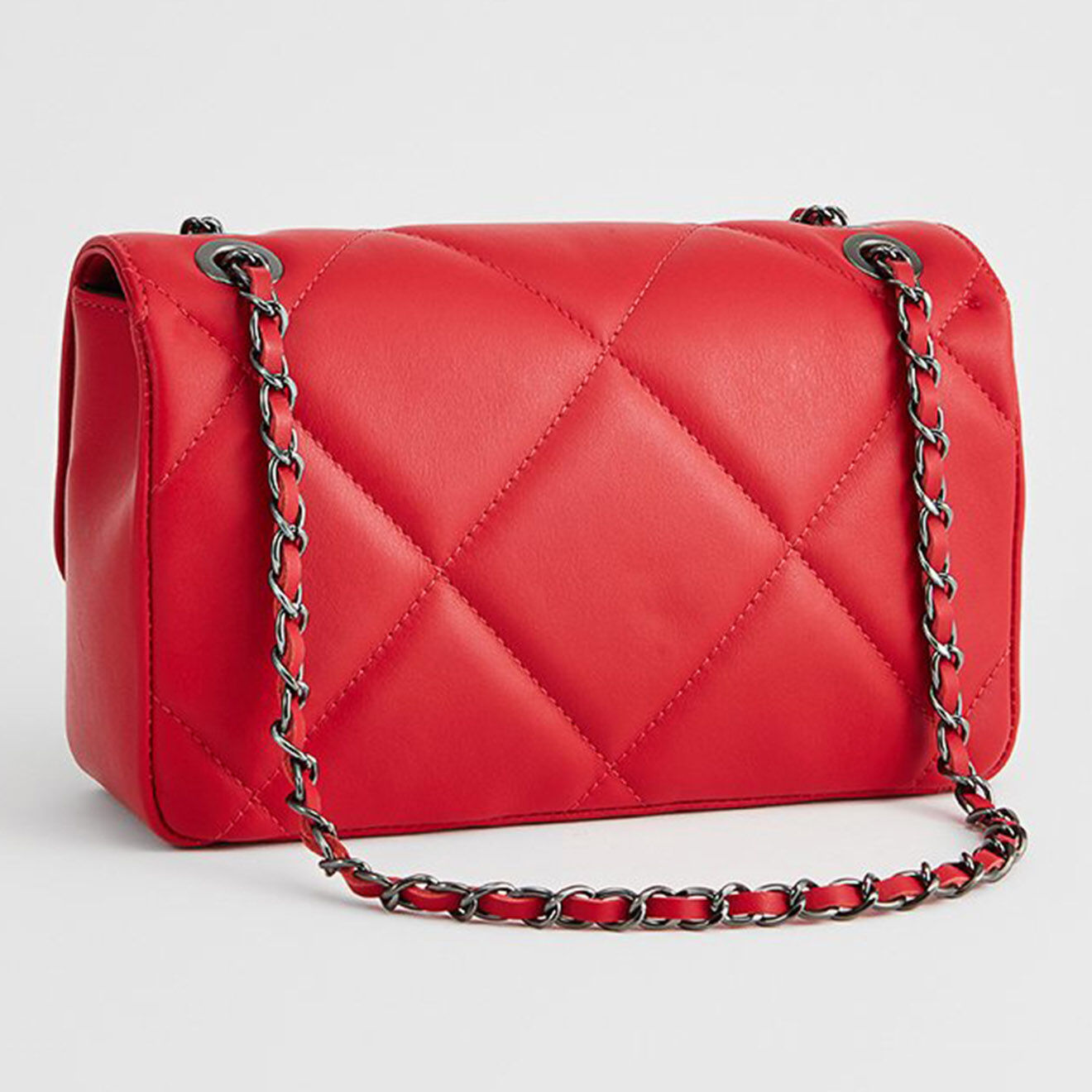 Christian Laurier Sac bandoulière en Cuir Lena rouge - 27x15x8 cm